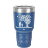 Dad Daughter Tree - Laser Engraved Stainless Steel Drinkware - 2028 -