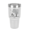 Dad Daughter Tree - Laser Engraved Stainless Steel Drinkware - 2028 -