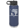 Dad Daughter Tree - Laser Engraved Stainless Steel Drinkware - 2028 -