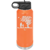 Dad Daughter Tree - Laser Engraved Stainless Steel Drinkware - 2028 -
