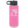 Dad Daughter Tree - Laser Engraved Stainless Steel Drinkware - 2028 -