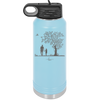 Dad Daughter Tree - Laser Engraved Stainless Steel Drinkware - 2028 -