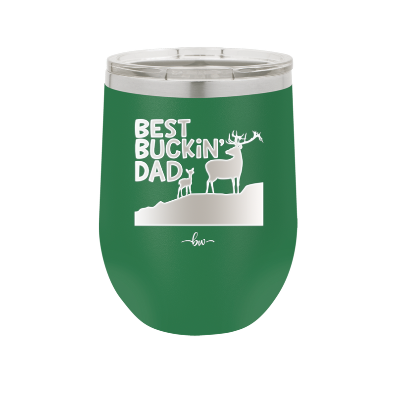 Best Buckin' Dad - Laser Engraved Stainless Steel Drinkware - 2030 -