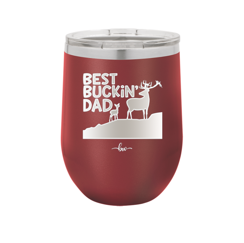 Best Buckin' Dad - Laser Engraved Stainless Steel Drinkware - 2030 -