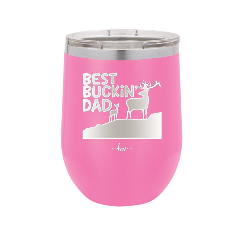 Best Buckin' Dad - Laser Engraved Stainless Steel Drinkware - 2030 -