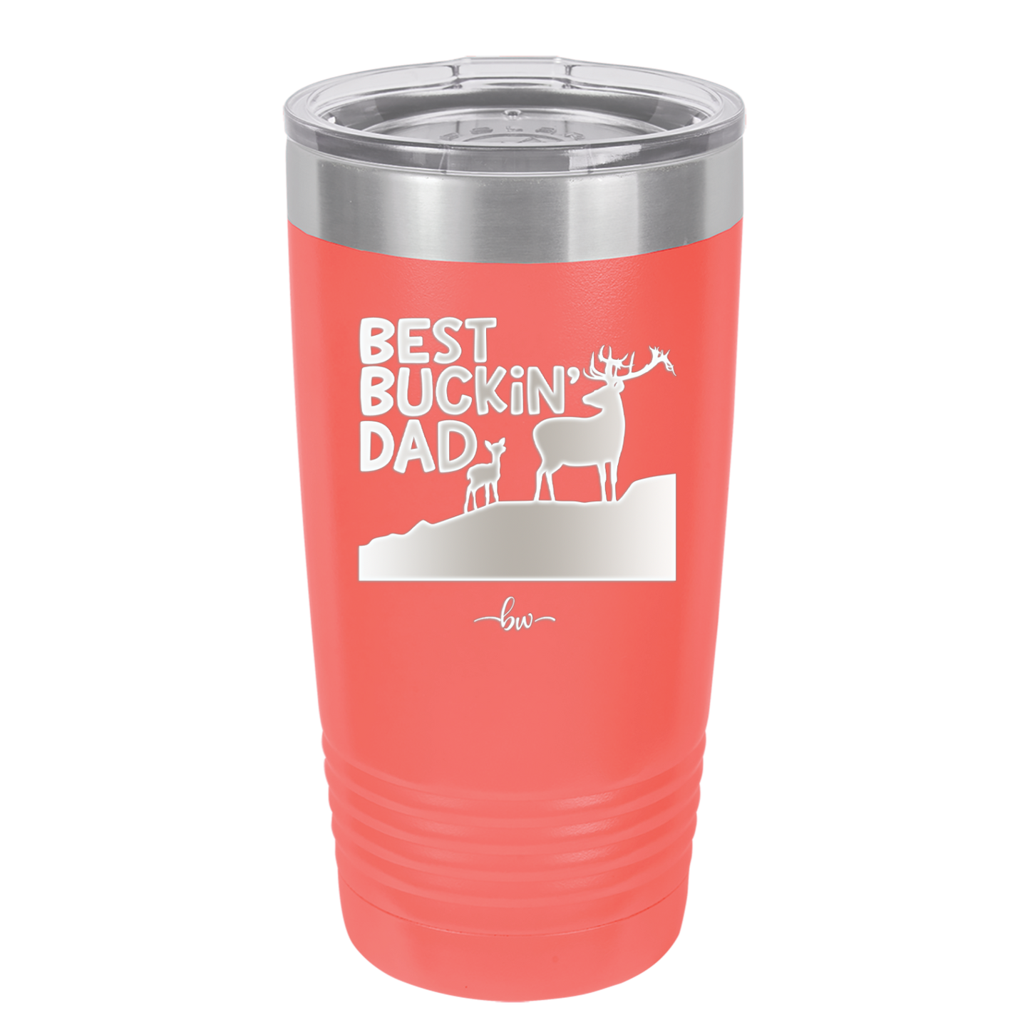 Best Buckin' Dad - Laser Engraved Stainless Steel Drinkware - 2030 -