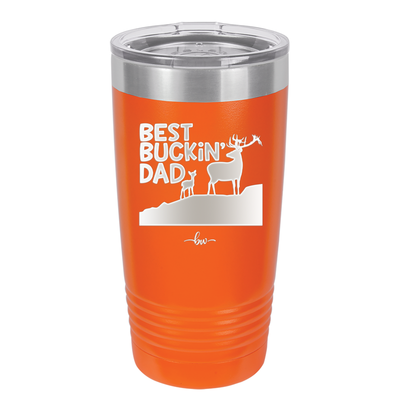 Best Buckin' Dad - Laser Engraved Stainless Steel Drinkware - 2030 -