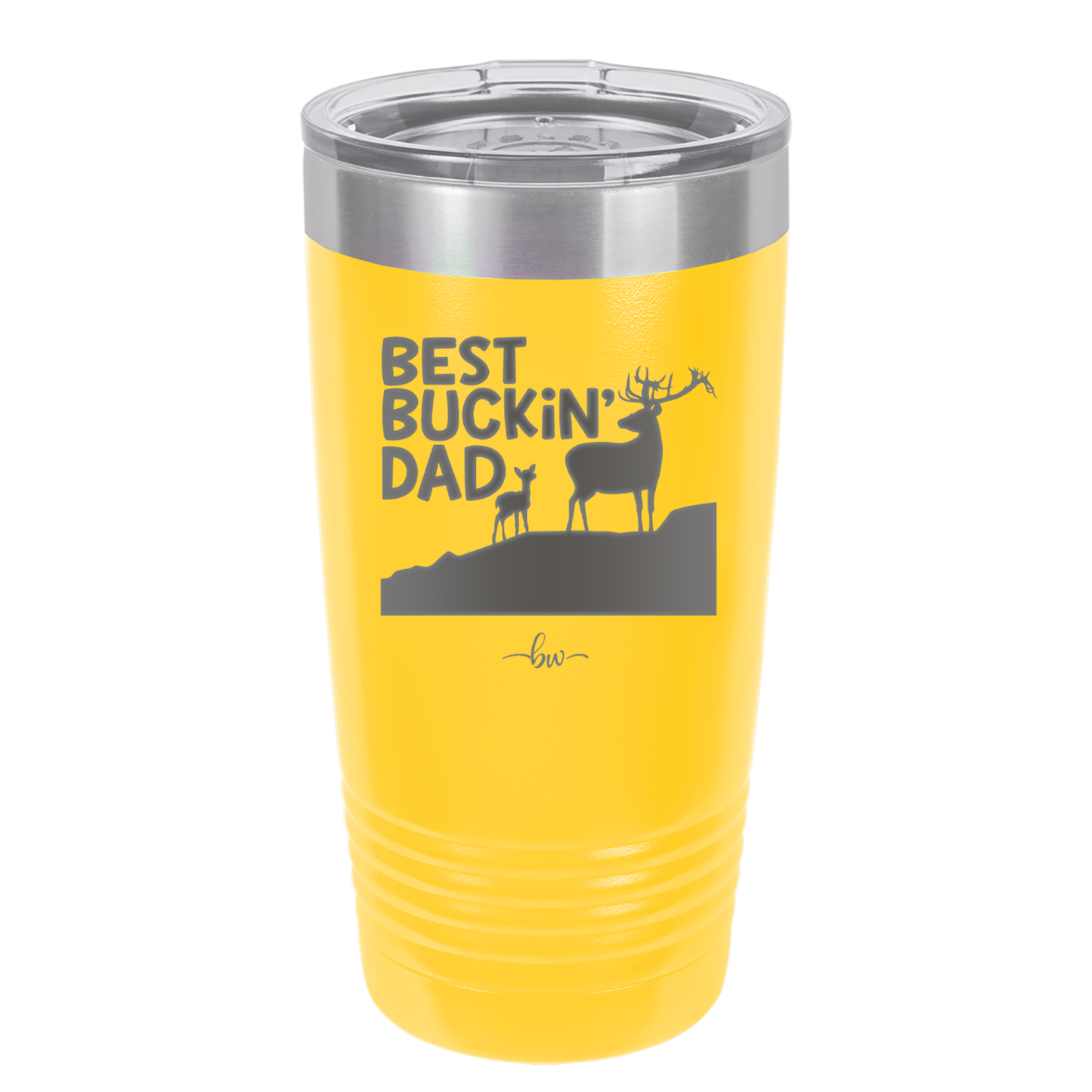 Best Buckin' Dad - Laser Engraved Stainless Steel Drinkware - 2030 -