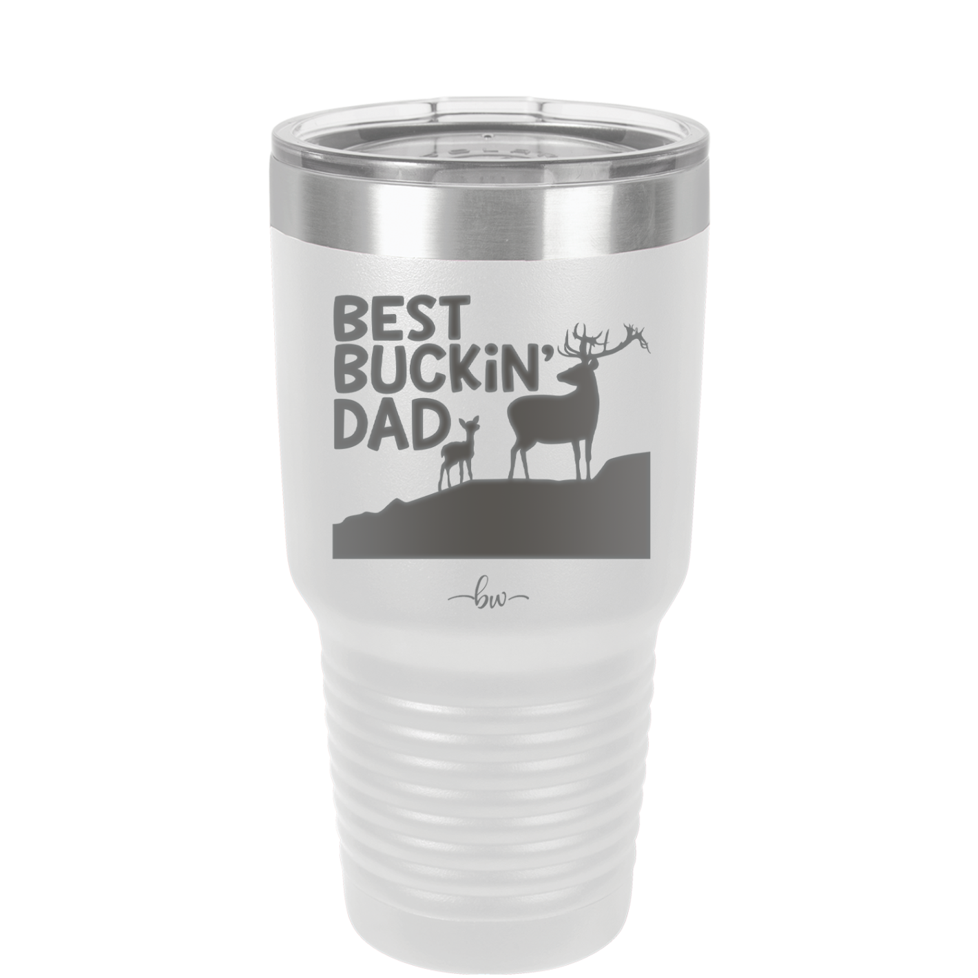 Best Buckin' Dad - Laser Engraved Stainless Steel Drinkware - 2030 -