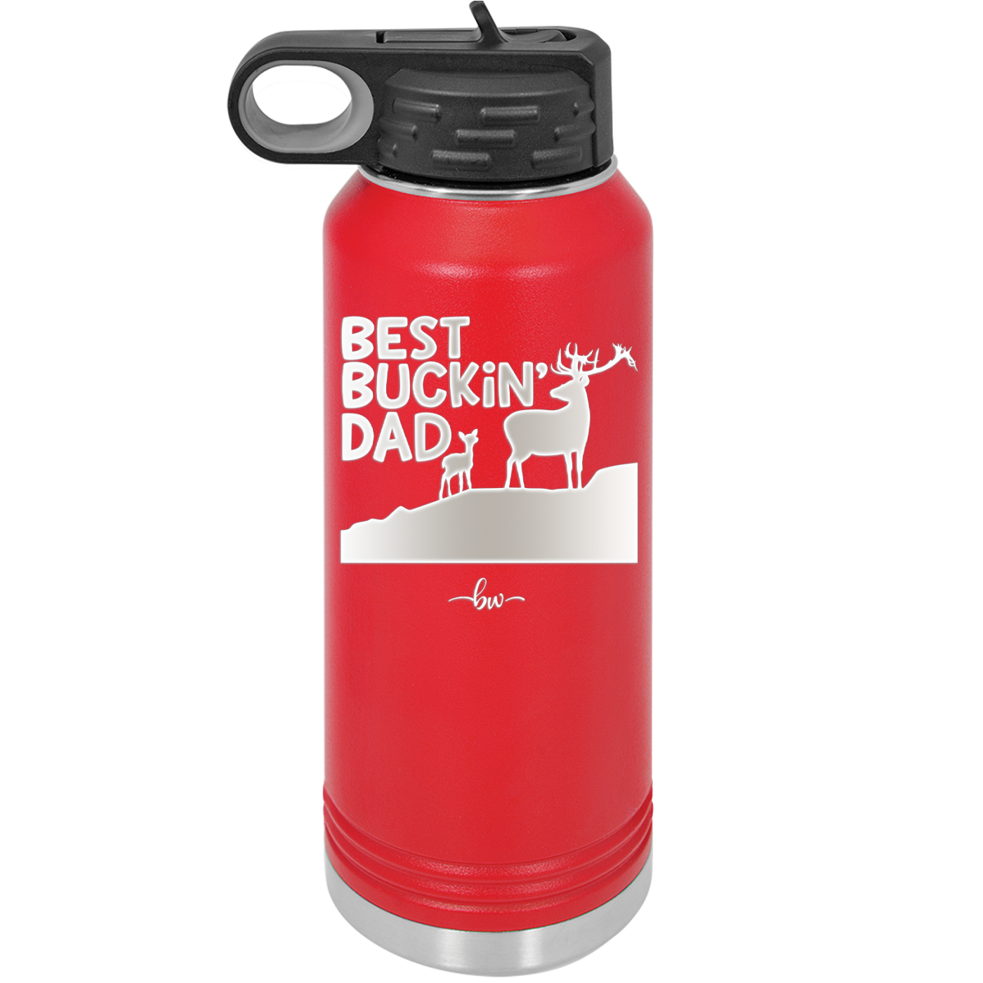 Best Buckin' Dad - Laser Engraved Stainless Steel Drinkware - 2030 -