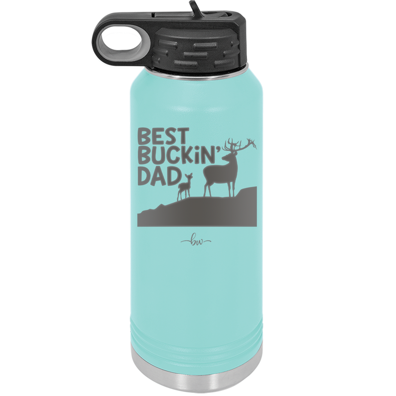 Best Buckin' Dad - Laser Engraved Stainless Steel Drinkware - 2030 -