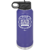 Authentic Premium Quality Dad Limited Edition Father's Day - Laser Engraved Stainless Steel Drinkware - 2032 -