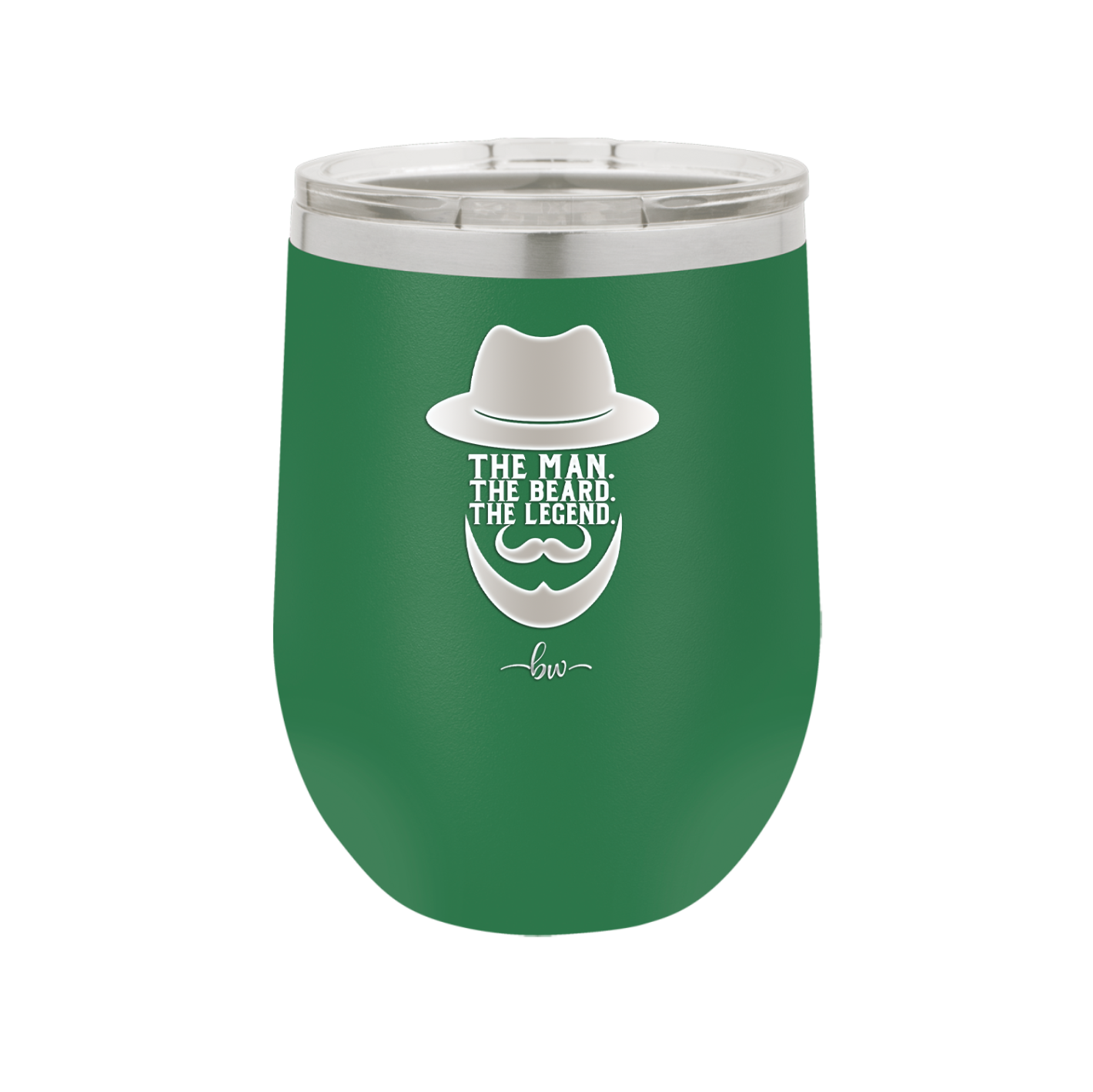The Man the Beard the Legend - Laser Engraved Stainless Steel Drinkware - 2035 -