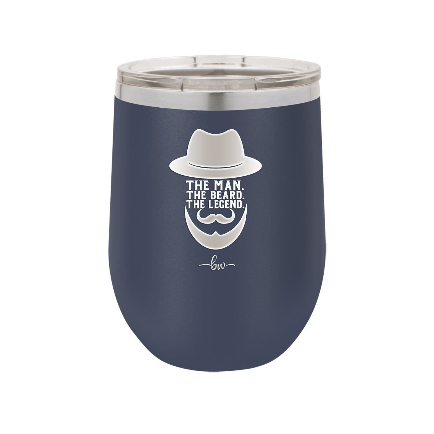 The Man the Beard the Legend - Laser Engraved Stainless Steel Drinkware - 2035 -