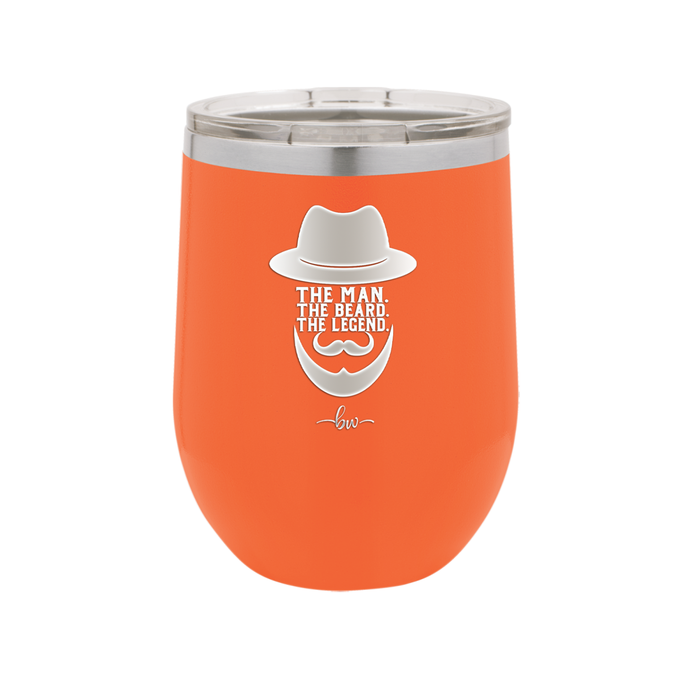 The Man the Beard the Legend - Laser Engraved Stainless Steel Drinkware - 2035 -