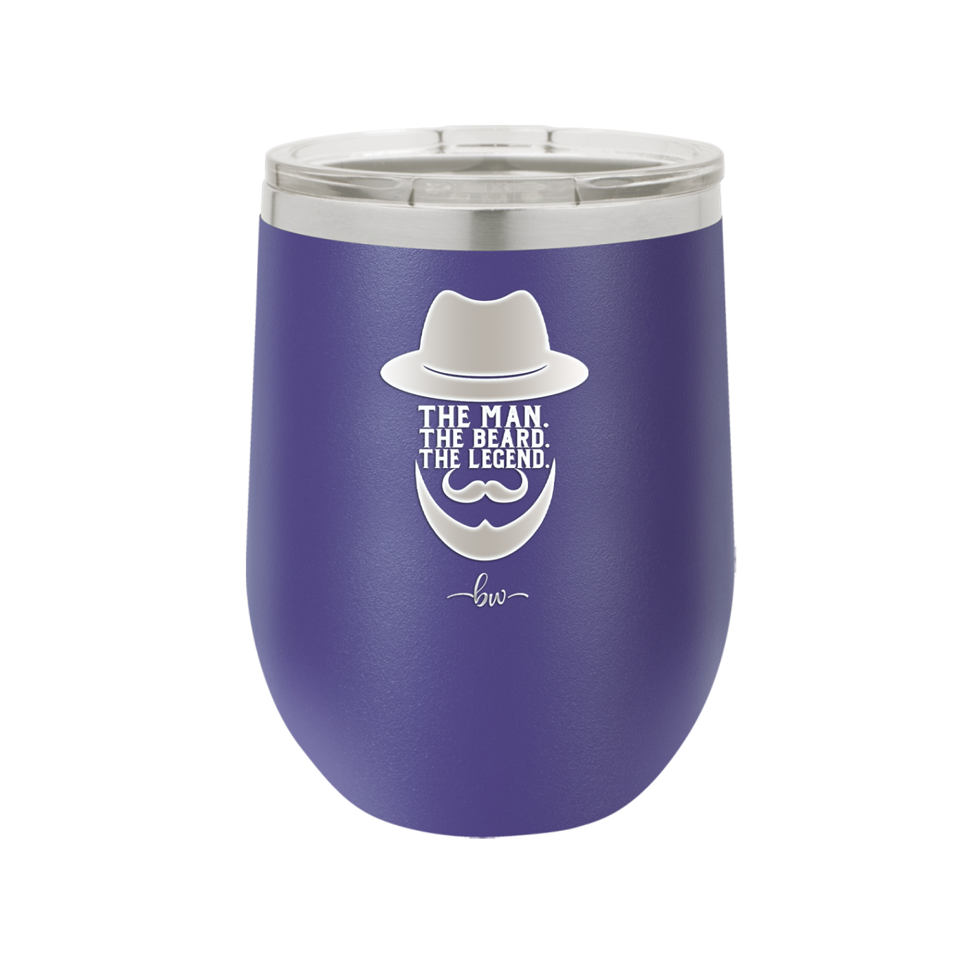 The Man the Beard the Legend - Laser Engraved Stainless Steel Drinkware - 2035 -