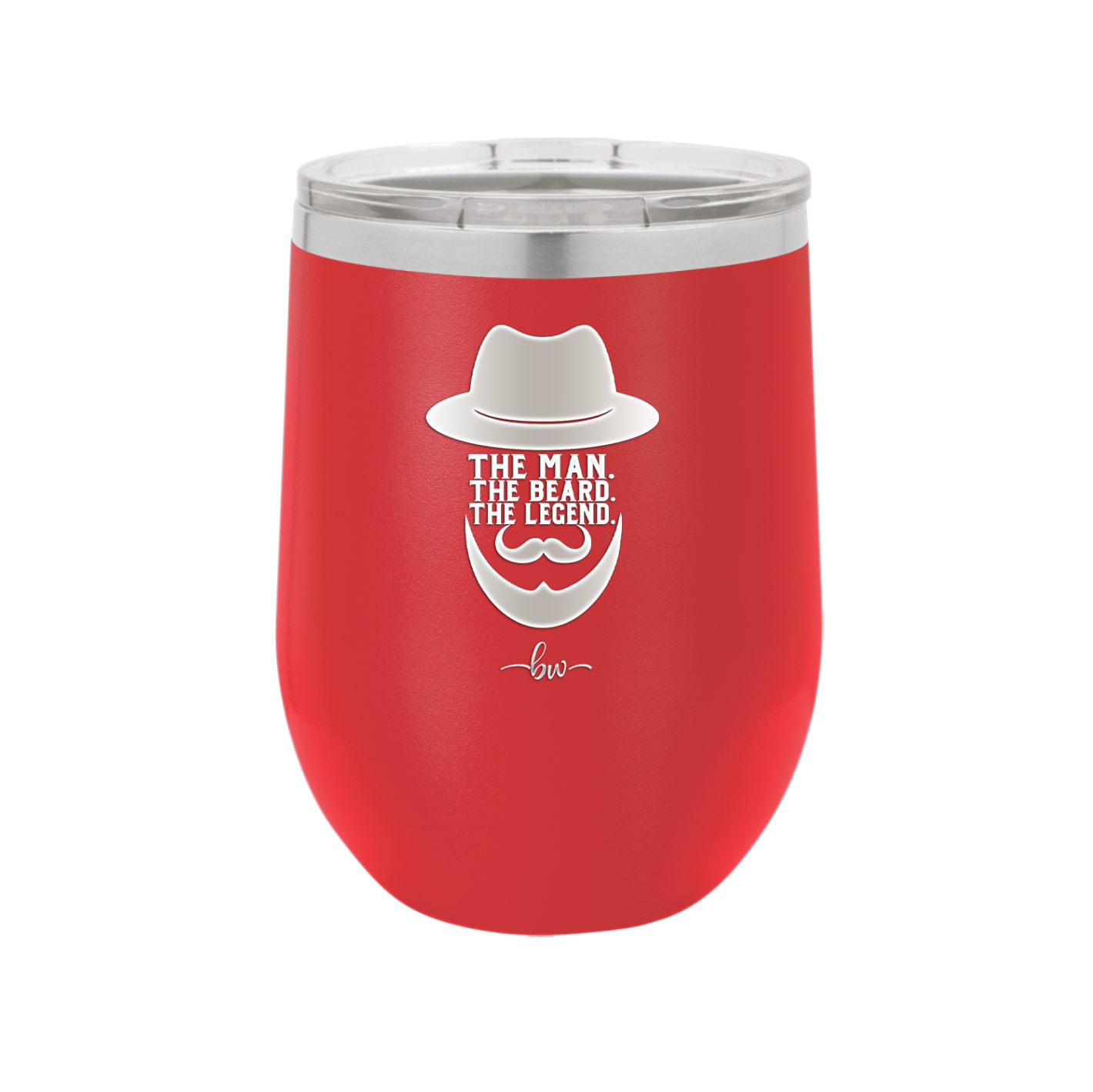 The Man the Beard the Legend - Laser Engraved Stainless Steel Drinkware - 2035 -