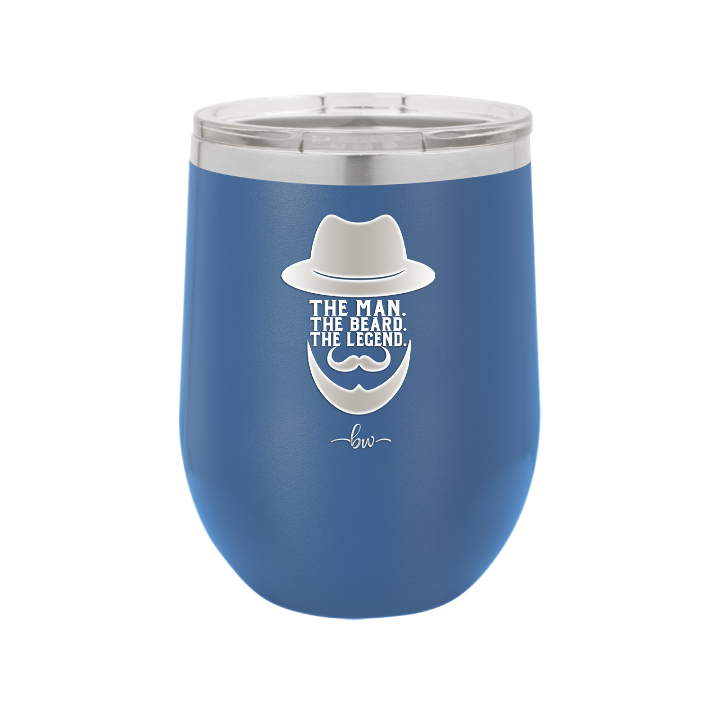 The Man the Beard the Legend - Laser Engraved Stainless Steel Drinkware - 2035 -