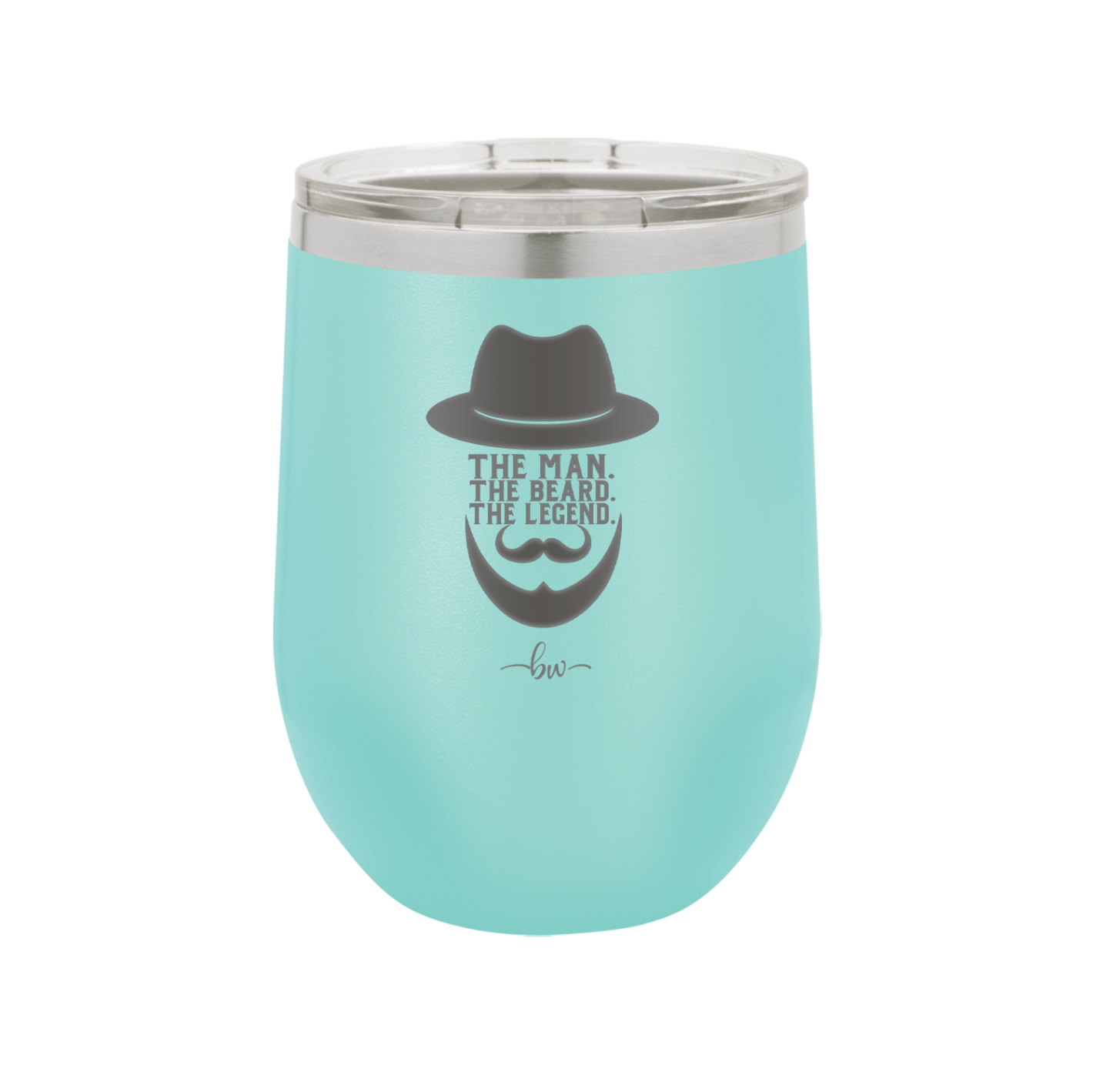 The Man the Beard the Legend - Laser Engraved Stainless Steel Drinkware - 2035 -