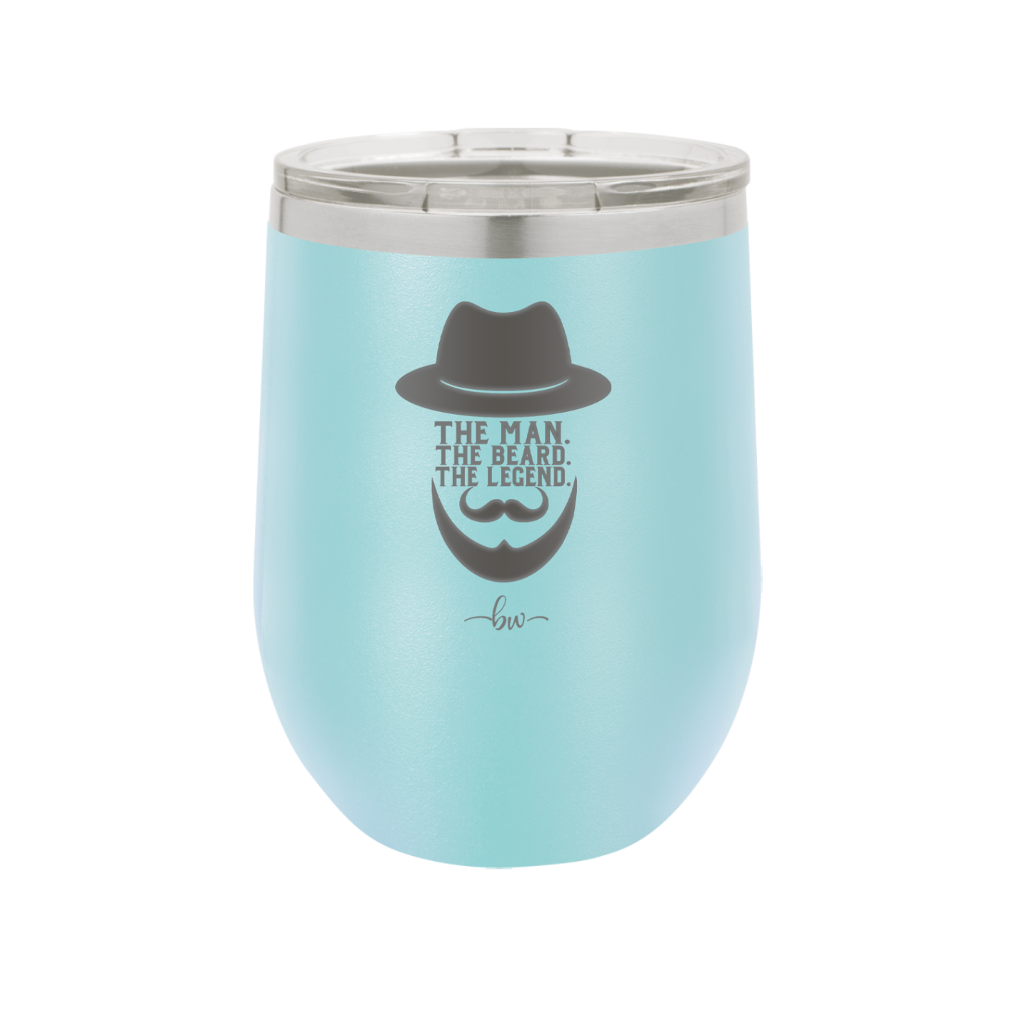 The Man the Beard the Legend - Laser Engraved Stainless Steel Drinkware - 2035 -