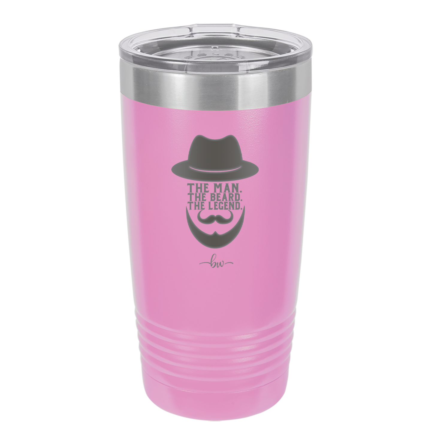 The Man the Beard the Legend - Laser Engraved Stainless Steel Drinkware - 2035 -