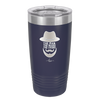 The Man the Beard the Legend - Laser Engraved Stainless Steel Drinkware - 2035 -