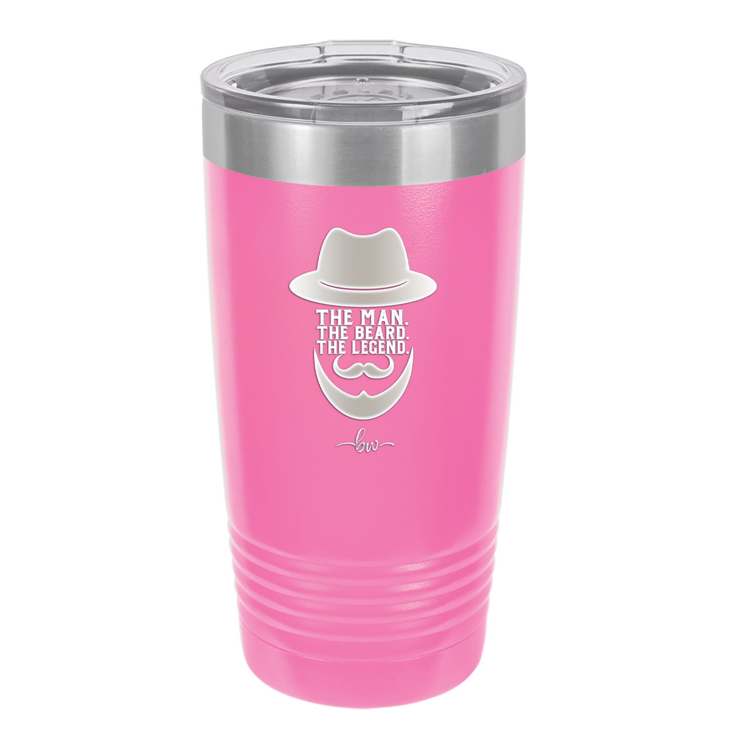 The Man the Beard the Legend - Laser Engraved Stainless Steel Drinkware - 2035 -
