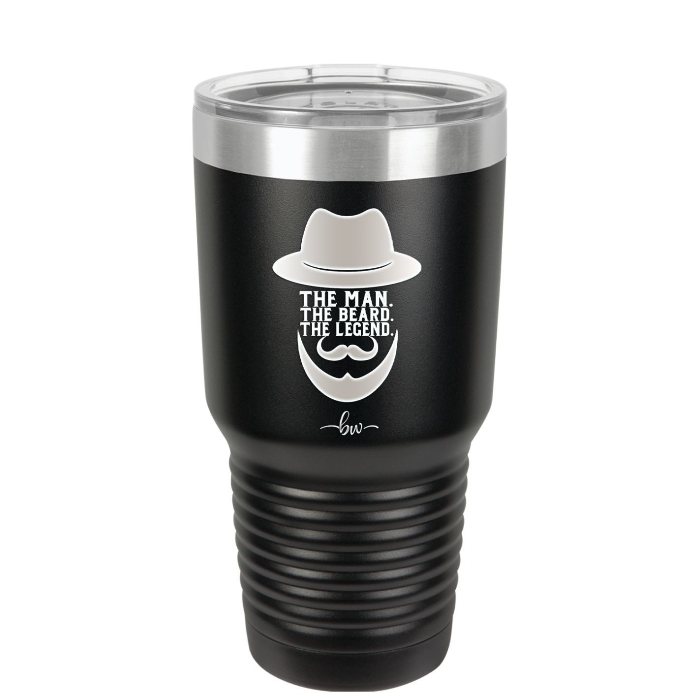 The Man the Beard the Legend - Laser Engraved Stainless Steel Drinkware - 2035 -