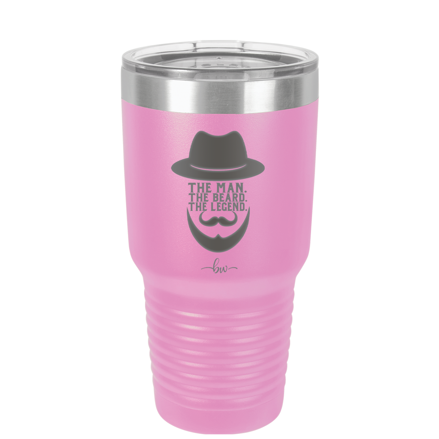 The Man the Beard the Legend - Laser Engraved Stainless Steel Drinkware - 2035 -
