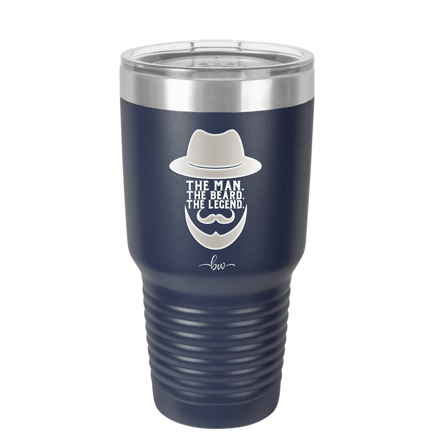The Man the Beard the Legend - Laser Engraved Stainless Steel Drinkware - 2035 -