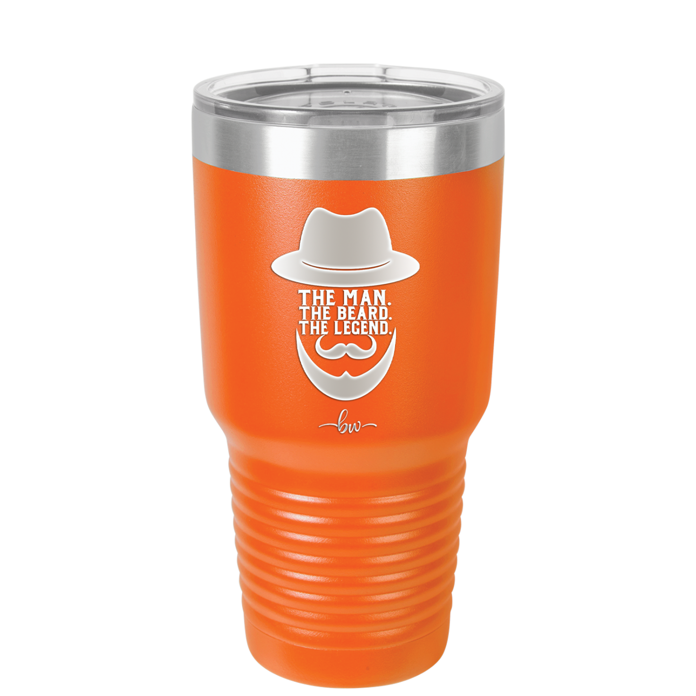 The Man the Beard the Legend - Laser Engraved Stainless Steel Drinkware - 2035 -