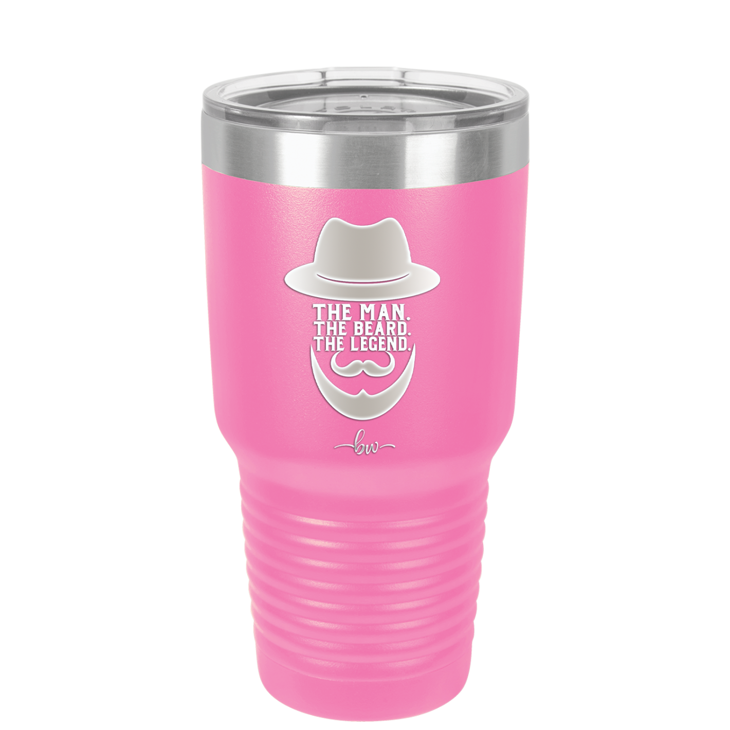 The Man the Beard the Legend - Laser Engraved Stainless Steel Drinkware - 2035 -