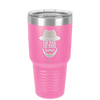 The Man the Beard the Legend - Laser Engraved Stainless Steel Drinkware - 2035 -