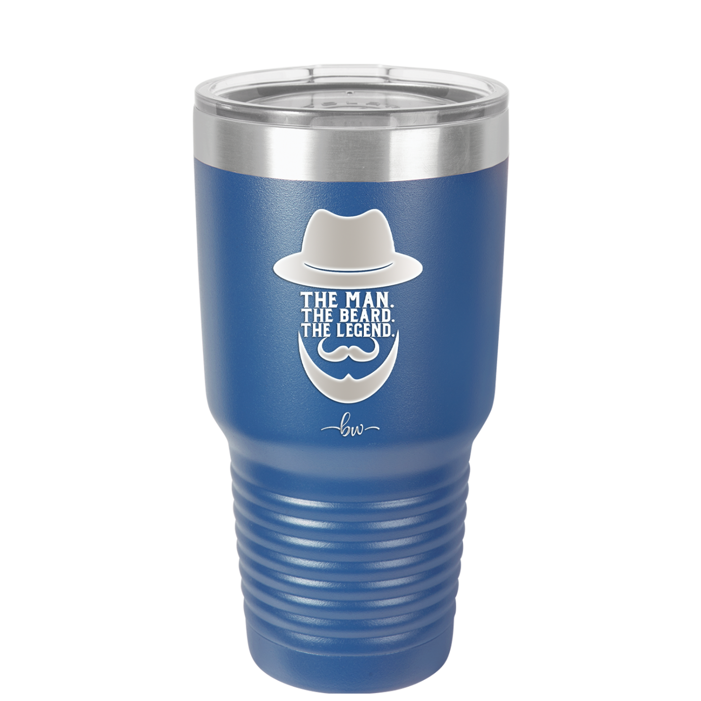 The Man the Beard the Legend - Laser Engraved Stainless Steel Drinkware - 2035 -