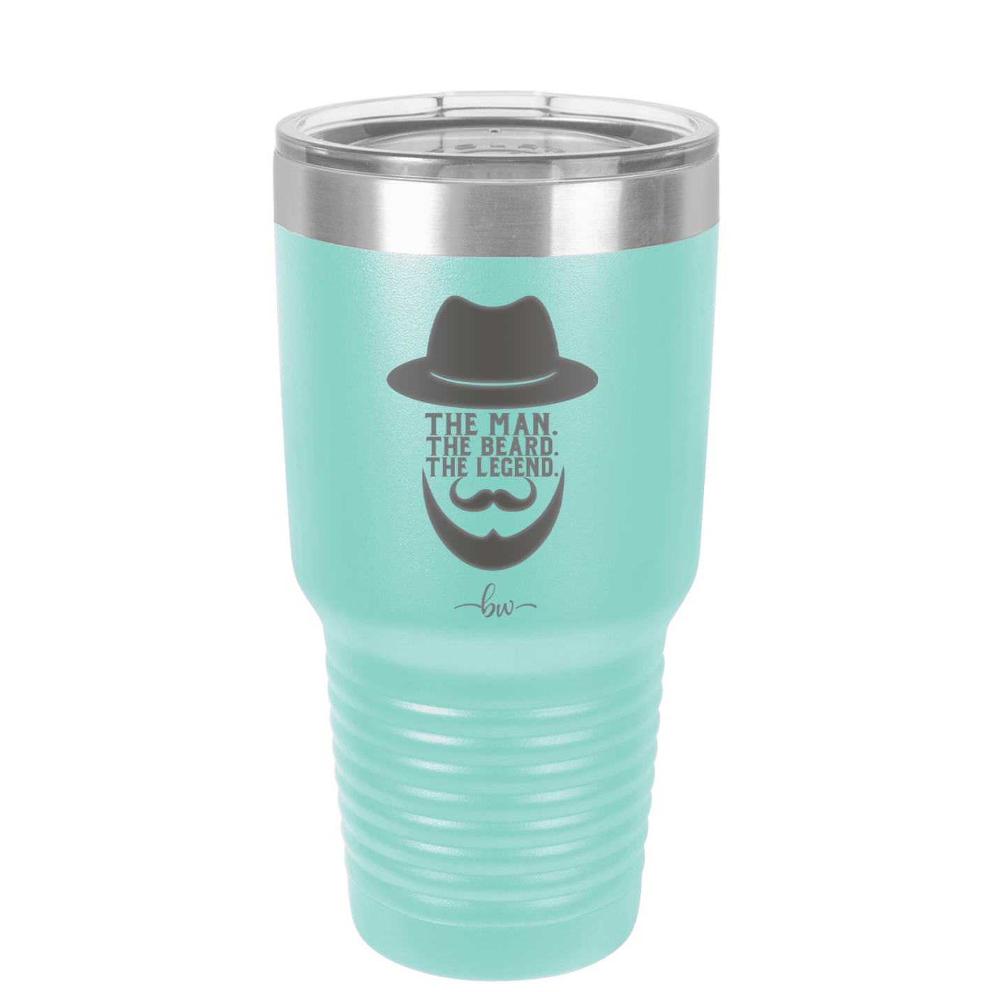 The Man the Beard the Legend - Laser Engraved Stainless Steel Drinkware - 2035 -