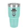 The Man the Beard the Legend - Laser Engraved Stainless Steel Drinkware - 2035 -