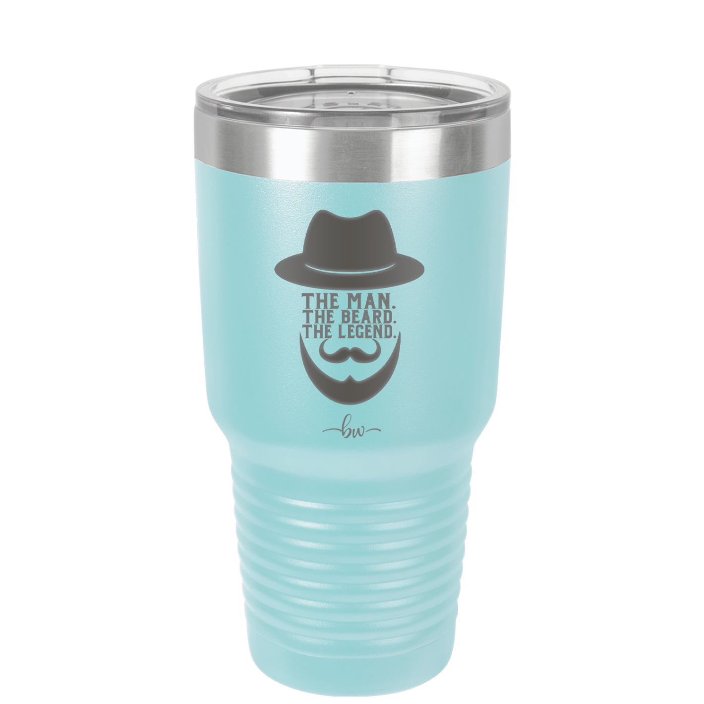 The Man the Beard the Legend - Laser Engraved Stainless Steel Drinkware - 2035 -