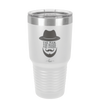 The Man the Beard the Legend - Laser Engraved Stainless Steel Drinkware - 2035 -