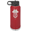 The Man the Beard the Legend - Laser Engraved Stainless Steel Drinkware - 2035 -