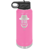 The Man the Beard the Legend - Laser Engraved Stainless Steel Drinkware - 2035 -