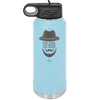 The Man the Beard the Legend - Laser Engraved Stainless Steel Drinkware - 2035 -