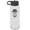 The Man the Beard the Legend - Laser Engraved Stainless Steel Drinkware - 2035 -