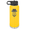 The Man the Beard the Legend - Laser Engraved Stainless Steel Drinkware - 2035 -