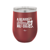 A Beard is the Difference Between Mr and Sir - Laser Engraved Stainless Steel Drinkware - 2036 -