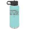 A Beard is the Difference Between Mr and Sir - Laser Engraved Stainless Steel Drinkware - 2036 -
