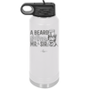 A Beard is the Difference Between Mr and Sir - Laser Engraved Stainless Steel Drinkware - 2036 -