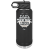Dad's Barbecue The Man the Myth the Legend - Laser Engraved Stainless Steel Drinkware - 2038 -