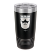 The Cool Dad Sunglasses with Beard - Laser Engraved Stainless Steel Drinkware - 2045 -