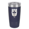 The Cool Dad Sunglasses with Beard - Laser Engraved Stainless Steel Drinkware - 2045 -