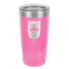 The Cool Dad Sunglasses with Beard - Laser Engraved Stainless Steel Drinkware - 2045 -